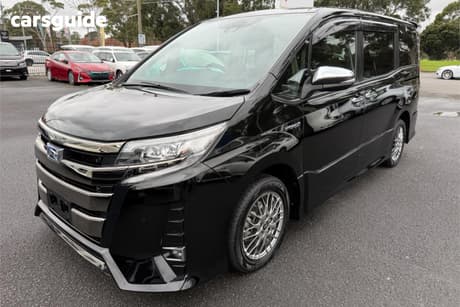 Black 2020 Toyota Noah SUV HYBRID