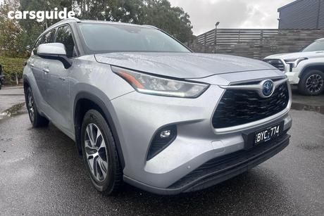 Silver 2022 Toyota Kluger Wagon Gxl Hybrid Awd