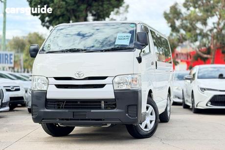 White 2015 Toyota HiAce Commercial DX LONG
