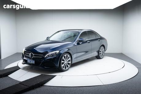 Blue 2015 Mercedes-Benz C250 Sedan