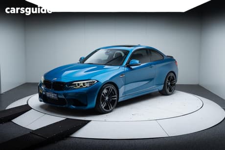Blue 2017 BMW M2 Coupe