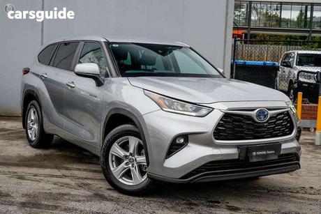 Silver 2023 Toyota Kluger Wagon Gx Hybrid Awd