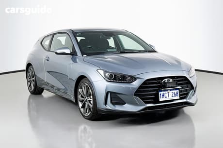 Grey 2020 Hyundai Veloster Coupe