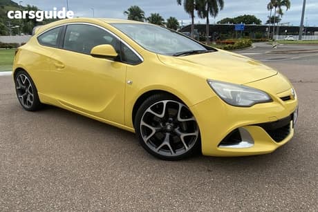Yellow 2015 Holden Astra Hatchback Vxr