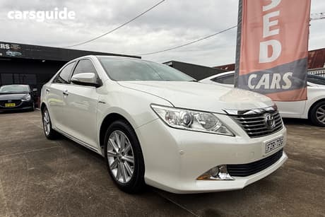 White 2013 Toyota Aurion Sedan Prodigy