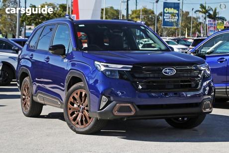 Blue 2025 Subaru Forester Wagon Hybrid Sport (Awd)