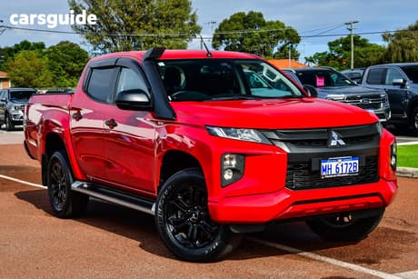 Red 2021 Mitsubishi Triton Double Cab Pick Up Glx-R (4X4)