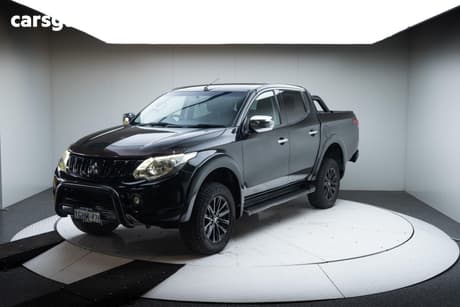 Black 2017 Mitsubishi Triton Dual Cab Utility Gls (4X4)