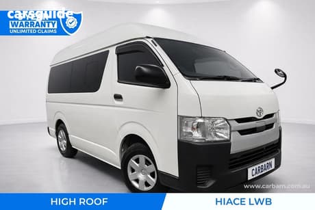 White 2019 Toyota HiAce Commercial DX