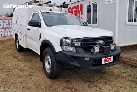 White 2024 Ford Ranger Ute Tray XL 2.0 (4X4) PY MY24