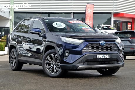 Blue 2022 Toyota RAV4 Wagon Gxl (Awd) Hybrid