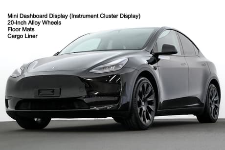Black 2022 Tesla Model Y Wagon Rear-Wheel Drive