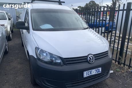 White 2014 Volkswagen Caddy Commercial TDI250