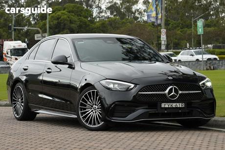 Black 2023 Mercedes-Benz C200 Sedan Edition C Mhev