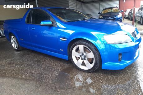 Blue 2008 Holden Commodore Utility Ss-V
