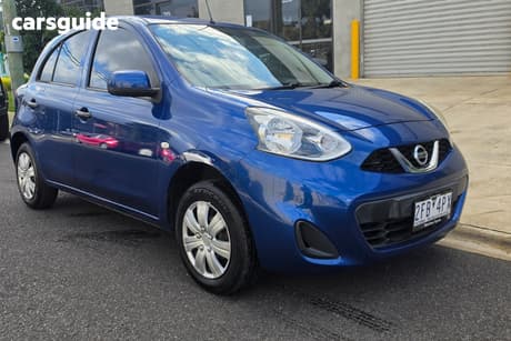 Blue 2016 Nissan Micra Hatchback St