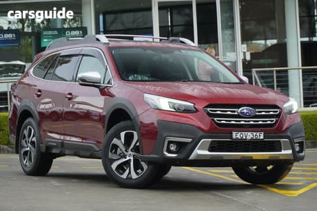 Red 2021 Subaru Outback Wagon Awd Touring