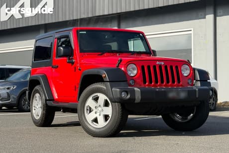 Red 2017 Jeep Wrangler Softtop Sport (4X4)
