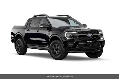Black 2025 Ford Ranger Double Cab Pick Up Phev Stormtrak (4X4)