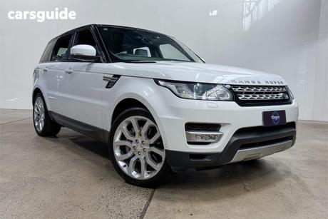 White 2014 Land Rover Range Rover Sport Wagon 3.0 Sdv6 Hse