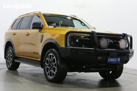 Orange 2024 Ford Everest Wagon Wildtrak Special Edition (4Wd)