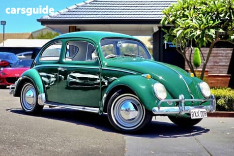 Green 1965 Volkswagen Beetle Coupe