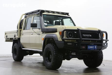 Brown 2025 Toyota Landcruiser 70 Series Double Cab Chassis Lc79 Gxl + Diff Locks