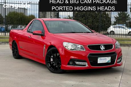 Red 2014 Holden UTE Utility Ss-V Redline