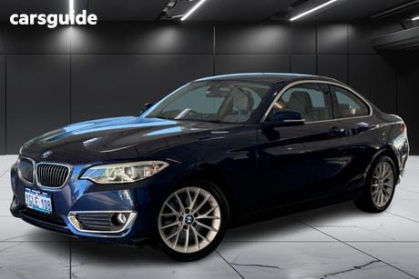 Blue 2017 BMW 220I Coupe M Sport
