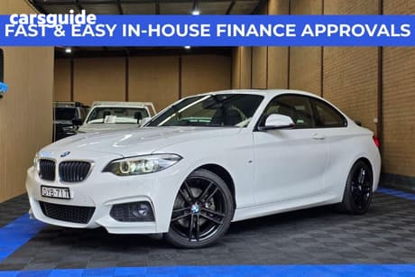 White 2018 BMW 220I Coupe M Sport