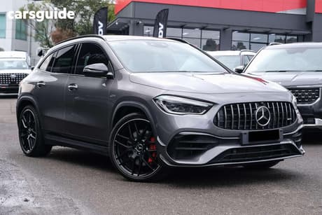 Grey 2021 Mercedes-Benz GLA45 Wagon S 4Matic+