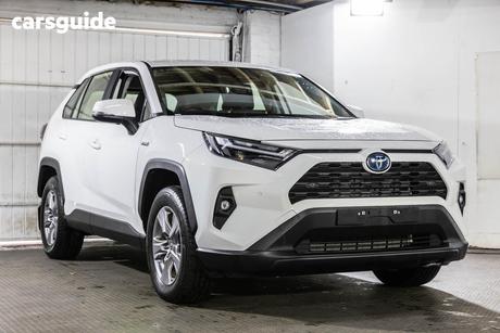 White 2024 Toyota RAV4 Wagon Gx (2Wd) Hybrid