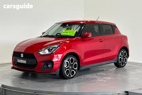 Red 2021 Suzuki Swift Hatchback Sport Navi Turbo