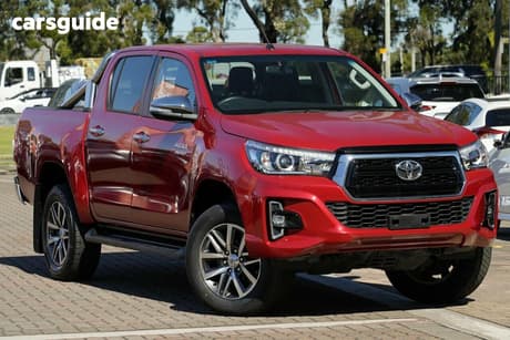 Red 2018 Toyota Hilux Dual Cab Utility Sr5 (4X4)