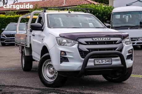 White 2021 Isuzu D-MAX Cab Chassis Sx (4X2) High-Ride