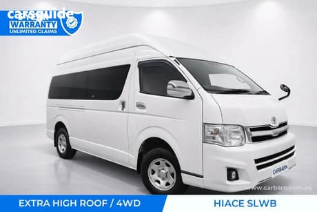 White 2013 Toyota HiAce Commercial DX