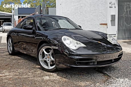 Black 2003 Porsche 911 Coupe Carrera