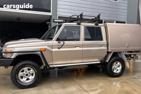 Gold 2017 Toyota Landcruiser Ute Tray GXL