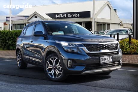 Grey 2022 Kia Seltos Wagon Gt Line (Fwd) Limited Edition