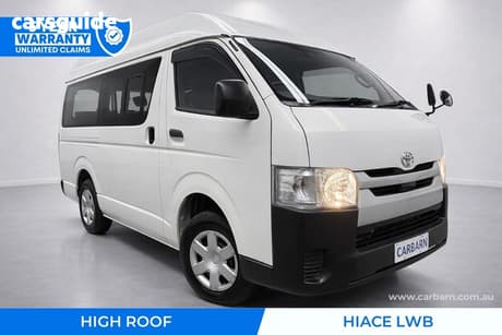 White 2019 Toyota HiAce Commercial DX