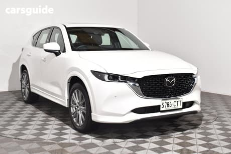 White 2022 Mazda CX-5 Wagon Akera Turbo (Awd)