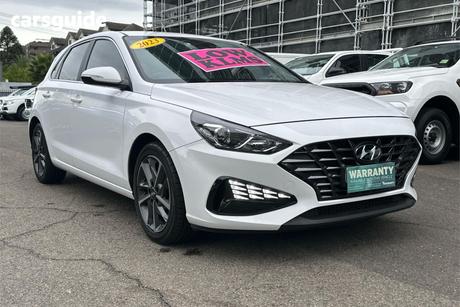 White 2023 Hyundai I30 Hatchback Active