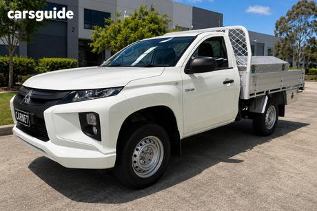 White 2022 Mitsubishi Triton Cab Chassis Glx (4X2)