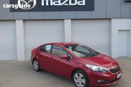 Red 2014 Kia Cerato Sedan S