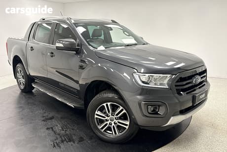 Grey 2019 Ford Ranger Double Cab Pick Up Wildtrak 2.0 (4X4)