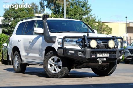 White 2019 Toyota Landcruiser Wagon Lc200 Gxl (4X4)