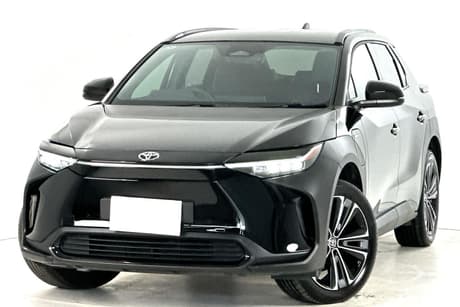 Black 2025 Toyota BZ4X SUV XEAM10R F
