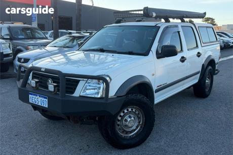 White 2006 Holden Rodeo Crew Cab Pickup Lx (4X4)
