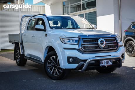 White 2026 GWM Cannon Dual Cab Chassis Lux (4X4)