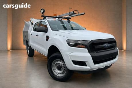 White 2017 Ford Ranger Crew Cab Chassis Xl 3.2 (4X4)